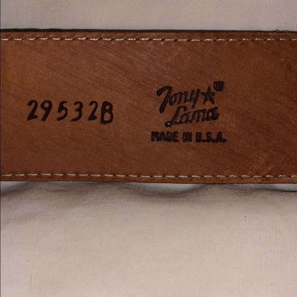 Tony Lama belt